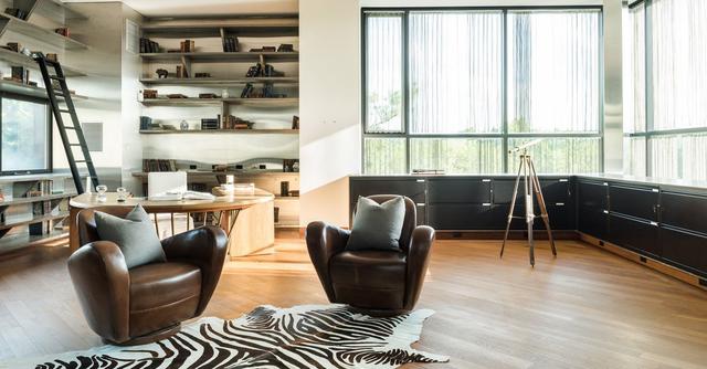 The house was completed in 1990.Photographer: Daniel Milstein Photography