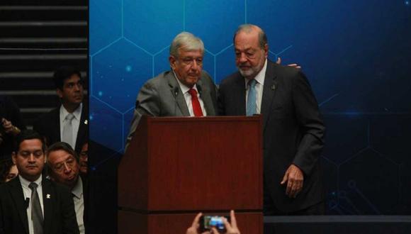 Desde hace unos meses se habla del cambio en la relación entre el presidente de México, Andrés Manuel López Obrador, y el magnate de las telecomunicaciones, Carlos Slim. (Foto:Notimex)