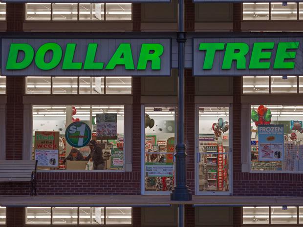 La fachada de la tienda Dollar Tree en Chantilly, Virginia, el 2 de enero de 2015 (Foto: AFP)