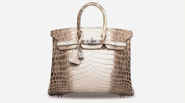 Bolso de cocodrilo blanco Hermès Birkin 30, con apliques de oro blanco y diamantes, de 2008 . Precio: 267.867 euros. Fecha: 1-6-2016 en Hong Kong. Récord: mundial para un bolso femenino.