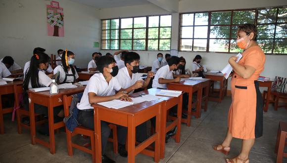 Escolares. (FOTO: Ministerio de Educación)