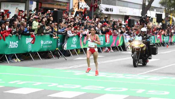 Gladys Tejeda cumplió con una gran maratón. (Foto: Gian Ávila / GEC)