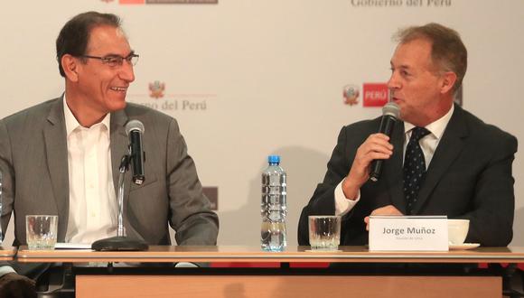 Presidente Vizcarra y Alcalde Muñoz