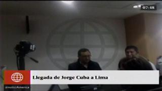 Caso Odebrecht: Exviceministro Jorge Cuba se puso a disposición de la justicia peruana