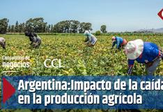 ¿Cómo afecta la caída de la producción agrícola argentina al Perú?