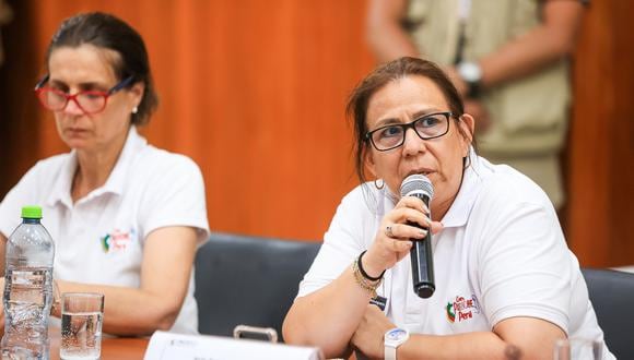 A la fecha se han  reportado a 6,800 hectáreas afectadas, informó ministra Nelly Paredes. Foto: Presidencia.