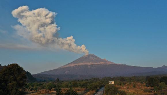 El volcán Popocatépetl es uno de los más activos en México (Foto: AFP)