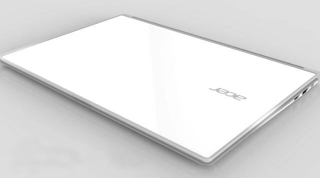 Aspire S7 de la empresa taiwanesa Acer. Si bien ya pasó un año desde que la Acer Aspire S7 salió al mercado, este modelo tiene un hermoso exterior que a menudo no se ve en las computadoras portátiles. Además, el blanco le da un aspecto limpio y moderno.