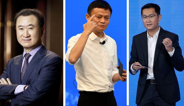 FOTO 7 | Los chinos Wang Jianlin, Jack Ma y Ma Huateng son tres de los 10 mayores perdedores de este año.