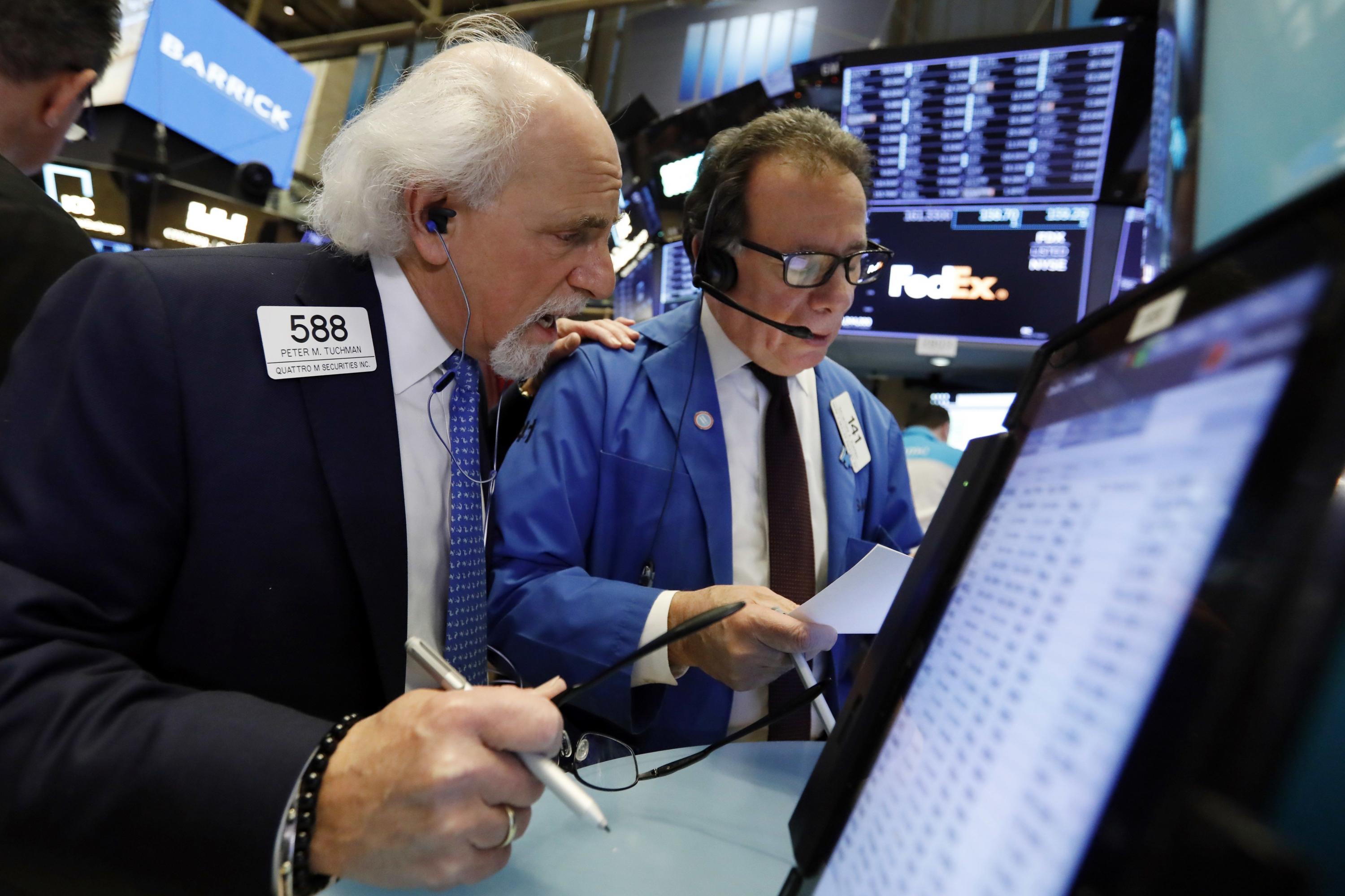 Las acciones rebotaron a partir de la media sesión gracias a las acciones bancarias, tecnológicas y energéticas. (Foto: AP)