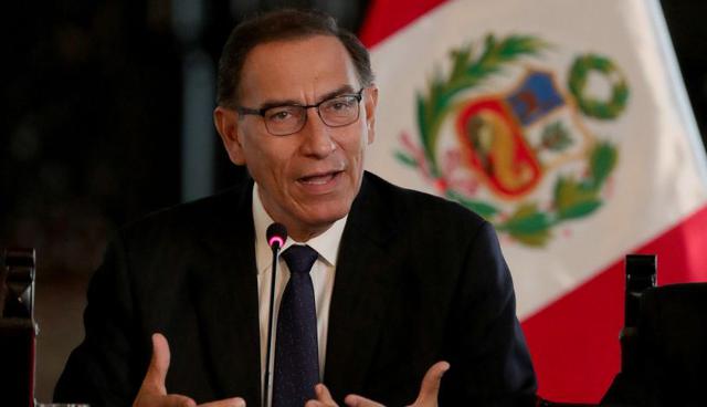 Martín Vizcarra, presidente de Perú. (Foto: EFE)