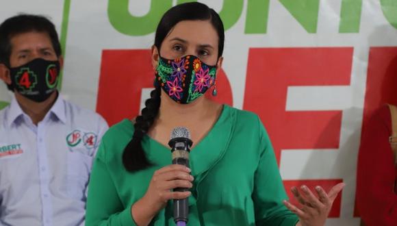 Verónika Mendoza candidata de Juntos por el Perú. (Foto: Luis Centurión | GEC)