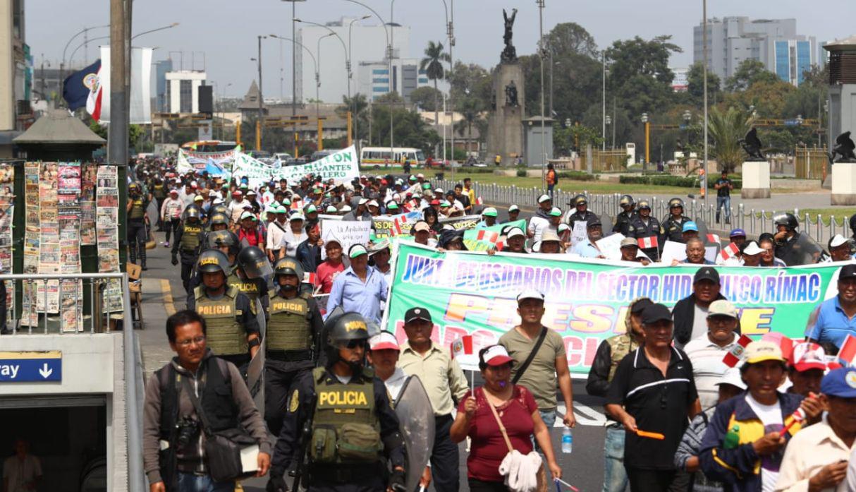 Las movilizaciones también se realizaron en Lima. (Foto: Alessandro Currarino)