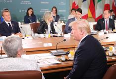 Trump se va de la cumbre G-7 en medio de fuertes discrepancias