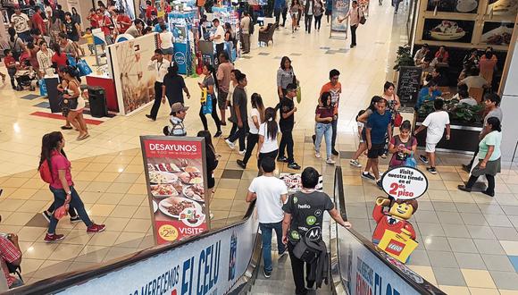 Expectativa. El Perú aún tiene espacio para mejorar la penetración de centros comerciales por habitante. (Foto: GEC)