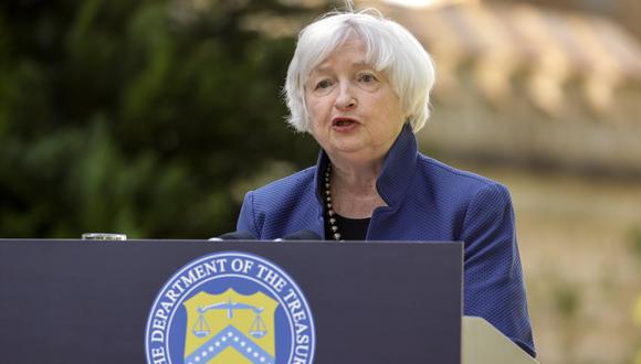 Janet Yellen alentó a los países a buscar orientación en el llamado Marco Integrado de Políticas del FMI. Photographer: Alex Kraus/Bloomberg