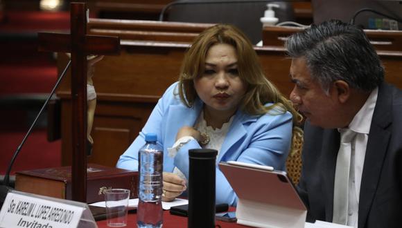 López Arredondo se presentó junto a su abogado César Nakazaki. (Fotos: Congreso de la República)