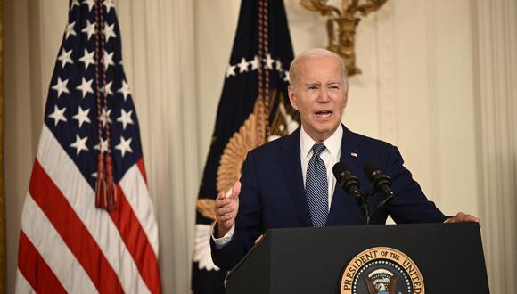 El presidente de Estados Unidos, Joe Biden. (Foto de Brendan SMIALOWSKI / AFP)