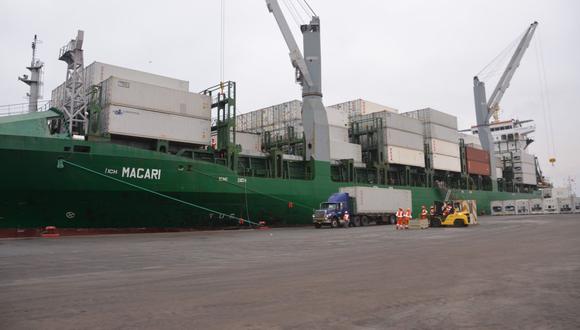Puerto de San Martín en Ica incrementará capacidad de carga con la nueva grúa móvil. (Foto: GEC)