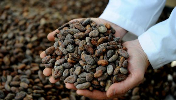 El cacao en grano sumó US$ 10.3 millones en exportaciones. (Foto: AFP)