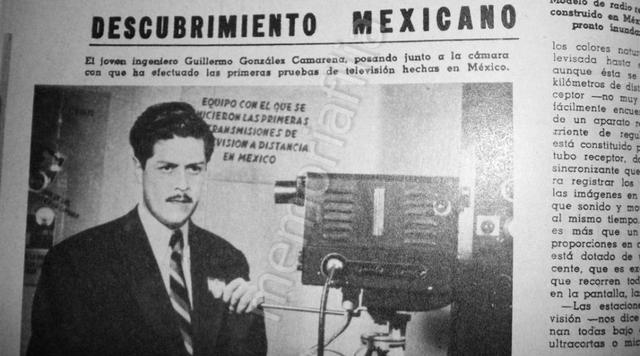 1. La televisión a color. Guillermo Gonzalez Camarena, nacido en Guadalajara, México, fue un ingeniero eléctrico responsable por inventar la TV a color, que fue la primera patentada en EE.UU. y México, y hasta se utiliza en la NASA.