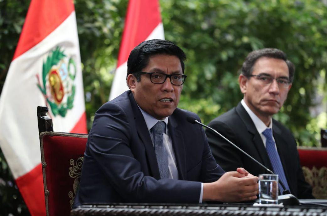 Vicente Zeballos, presidente del Consejo de Ministros. (Foto: PCM)