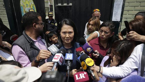 Keiko Fujimori espera que esa corte “ejecute su propio fallo” y ponga en libertad a su padre. (Foto: César Bueno/@ photo.gec.)