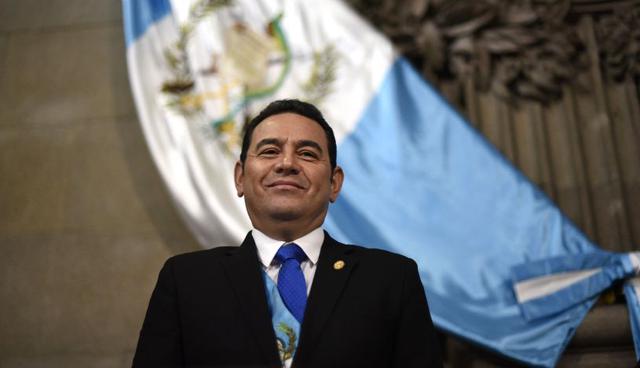Jimmy Morales, presidente de Guatemala. (Foto: AFP)