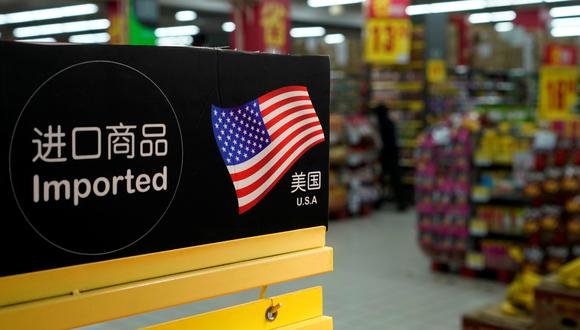 Importaciones de Estados Unidos en un supermercado de Shanghai, China. (Foto: Reuters)