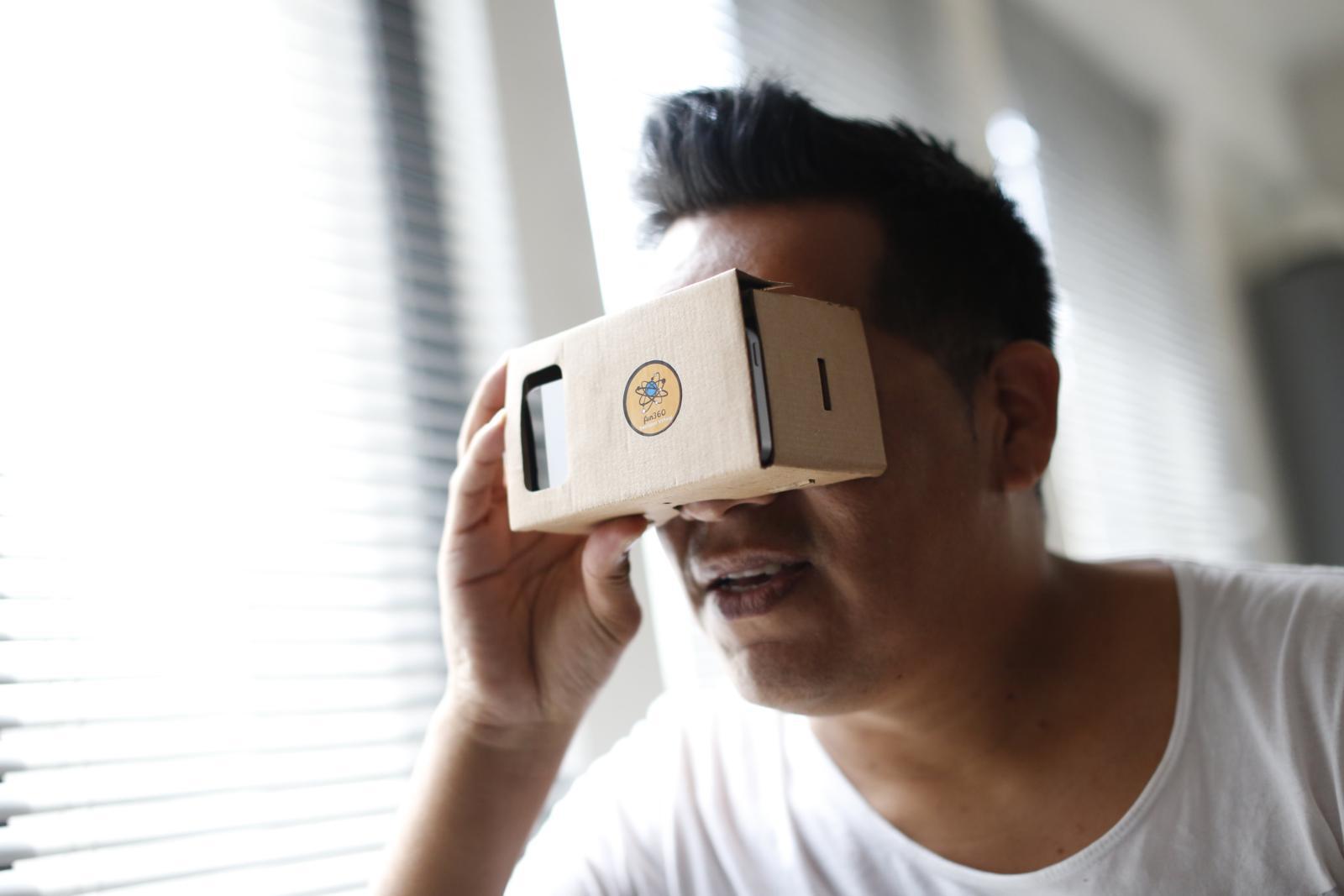 Realidad virtual. (Foto: Percy Ramírez).