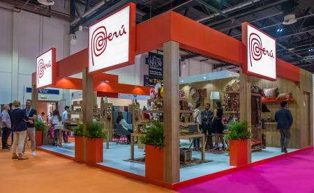 Pabellón peruano en Index Dubái 2019.