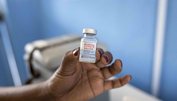 Vacuna Moderna. (Foto: AFP)