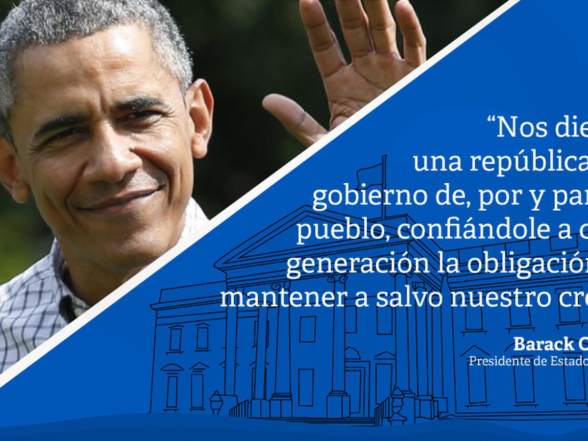 Barack Obama: 13 frases del presidente más moderno que ha tenido Estados  Unidos | PERU | GESTIÓN