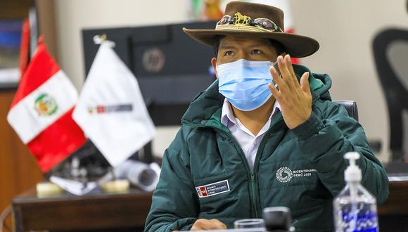 Víctor Maita, ministro de Desarrollo Agrario y Riego. (Foto: GEC)