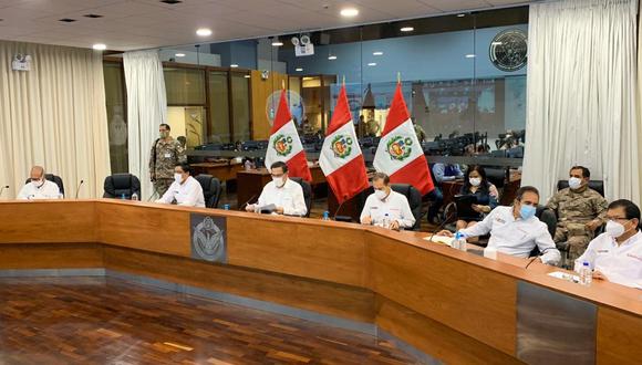 Acuerdo Nacional se reunió el último martes a fin de abordar la situación por el coronavirus en el Perú. (Foto: Presidencia)