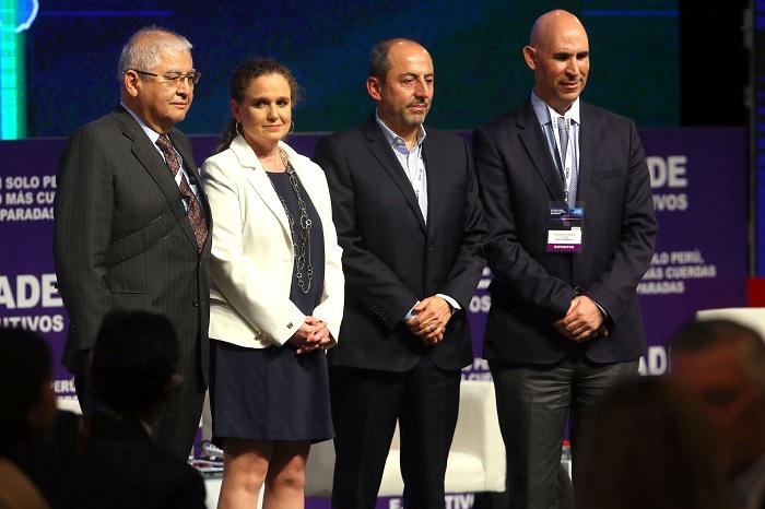 La ministra Claudia Cooper se presentó en el último día de la CADE 2017. (Foto: Andina)