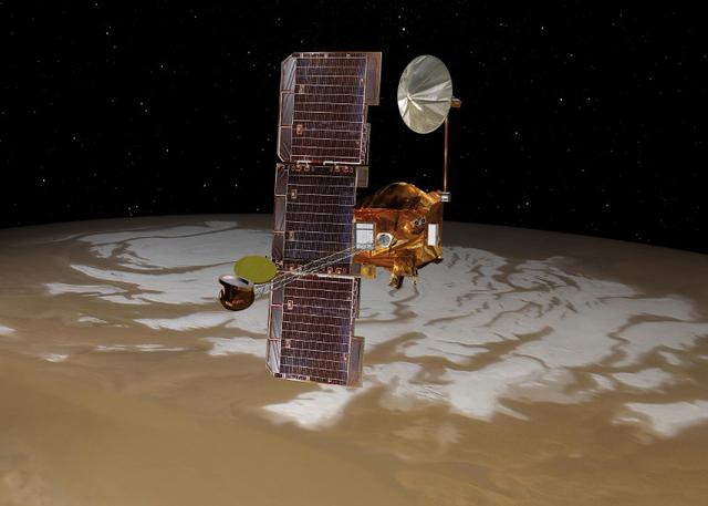 En el 2002, la estadounidense Mars Odyssey despegó con el objetivo de elaborar un mapa de la distribución de minerales y elementos químicos en la superficie del cuarto planeta del sistema solar. Es una de las seis misiones actualmente operativas en Marte.