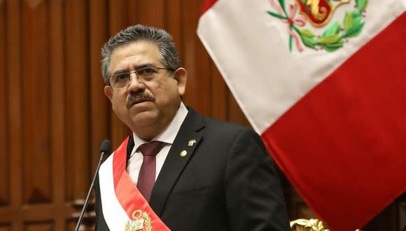 Manuel Merino asumió la presidencia del Perú el martes 10 de noviembre tras la vacancia de Martín Vizcarra. (Foto: Congreso)