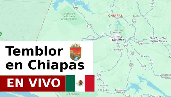 Últimas noticias sobre los sismos en Chiapas hoy con el lugar del epicentro y grado de magnitud, según el reporte oficial del Servicio Sismológico Nacional (SSN). (Foto: Google Maps)