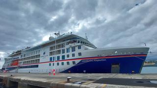 Iquitos recibe primer crucero de lujo de Ámsterdam luego de seis años