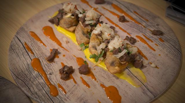 Han sido más de 7,000 degustaciones las que se sirvieron durante Madrid Fusión. Entre los platillos ofrecidos figuraron la pachamanca de wagyu con espárragos y papa, el tiradito a la crema de ají amarillo, el roll de salmón acevichado, la causita con esca