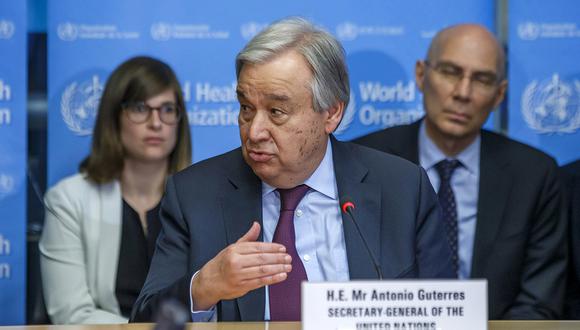 Secretario General de la ONU, Antonio Guterres. (Foto: AFP)