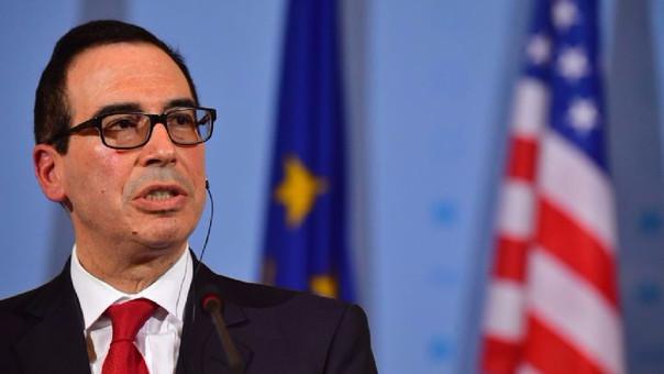 El secretario del Tesoro estadounidense, Steven Mnuchin. (Foto: AFP)
