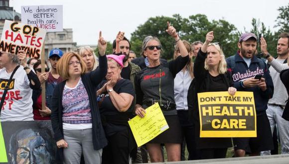 Los intentos de los republicanos de eliminar Obamacare han sido motivo de numerosas protestas. (Getty Images).