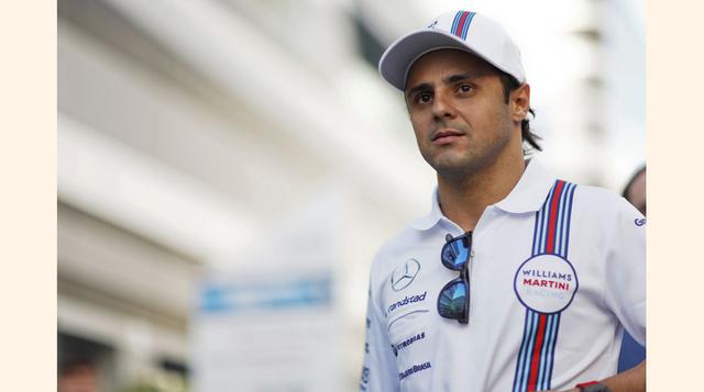 8. Felipe Massa. El brasileño tiene un salario anual de US$ 4 millones en el equipo Williams. (Foto: Mundo Deportivo)