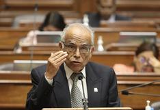 Aníbal Torres pide al Congreso que rápidamente tome la decisión de censurar al gabinete