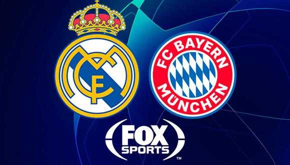 FOX Sports transmitió el partido Real Madrid vs. Bayern Múnich desde Argentina por la semifinal de la Champions League. (Foto: Composición/Gestión)