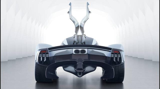 Los tradicionales espejos en las puertas fueron reemplazados por cámaras de visión trasera discretamente montadas en cada uno de los costados del Aston Martin Valkyrie. (Foto: Megaricos)