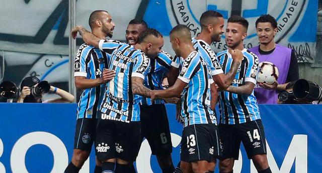 Foto 8 | Gremio de Brasil, con un valor de US$ 304,5 millones, se ubica en el puesto 8. Tiene en el futbolista Everton a uno de sus activos más importantes, siendo uno de los mejores jugadores de la última Copa América. El jugado está cotizado en US$ 22,5 millones. (Foto: AFP)