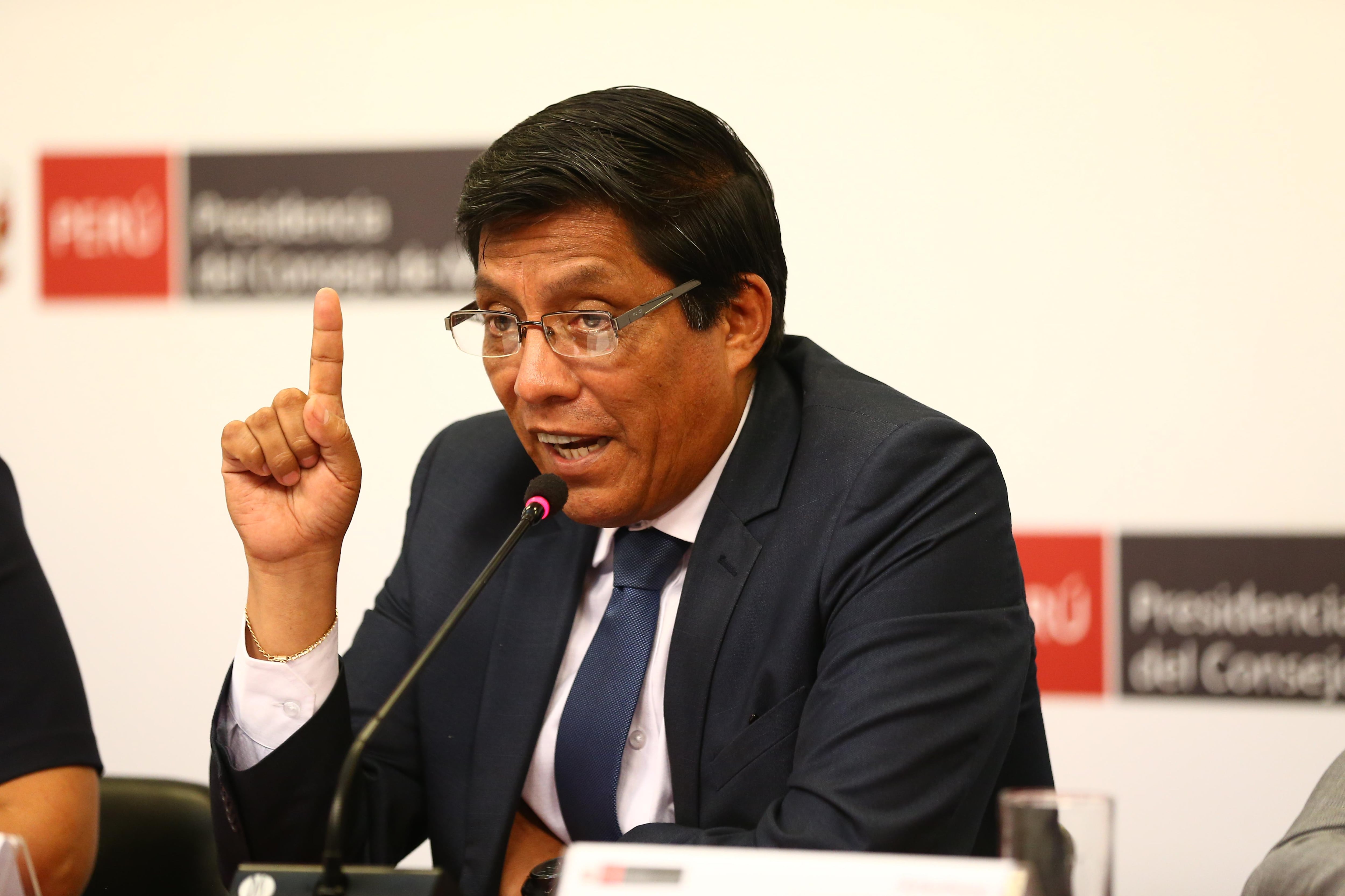 “Si hay funcionarios u oficiales que estén inmiscuidos en irregularidades vamos a ser implacables en remover a estos oficiales", señaló Zeballos. (Foto: Hugo Curotto/GEC)